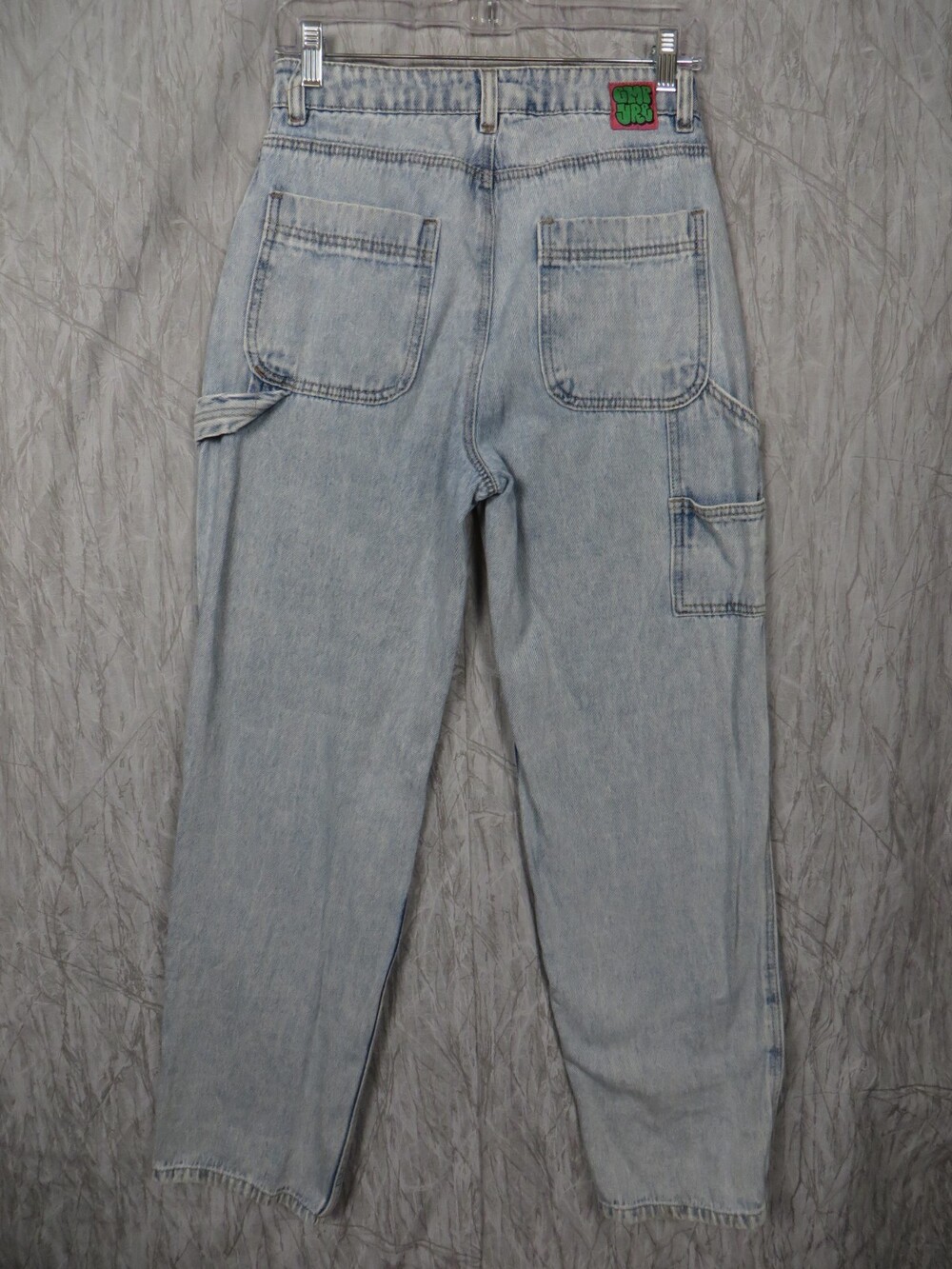 Empyre Tori Womens Size 2 Light Wash Carpenter Jeans Baggy Y2K Skater Denim